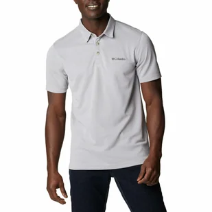 Męska koszulka polo Columbia Nelson Point Polo grey - L - Koszulki męskie - miniaturka - grafika 1