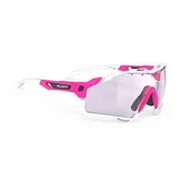 Okulary sportowe - RUDY PROJECT Okulary sportowe z fotochromem CUTLINE pink fluo matte impact photochromic 2 laser purple - miniaturka - grafika 1