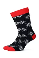 Skarpetki męskie - Lancerto, Skarpety granatowe w gwiazdki, rozmiar 44/46 - miniaturka - grafika 1