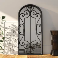 Lustra - Lumarko Lustro do wnętrz, czarne, 100x45 cm, żelazne - miniaturka - grafika 1