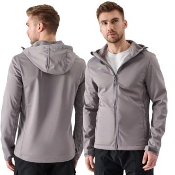 Kurtka 4F Męska Jesienna Przejściowa Sportowa Na Co Dzień Softshell r. XL