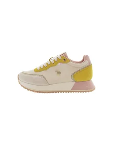 U.S. Polo Assn. Sneakersy w kolorze beżowo-żółtym - Trampki damskie - miniaturka - grafika 1