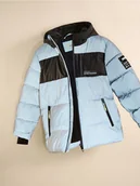 Kurtki i płaszcze dla chłopców - Reserved - Odblaskowa kurtka z ociepleniem - jasnoszary - miniaturka - grafika 1