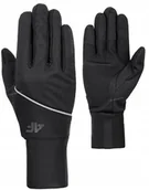 Rękawiczki - 4F CIENKIE OCIEPLANE RÄKAWICZKI SOFTSHELLOWE DOTYK / rozm XL - miniaturka - grafika 1