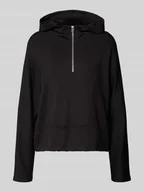 Bluzy damskie - Bluza z kapturem o luźnym kroju z mieszanki wiskozy - miniaturka - grafika 1