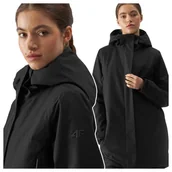Kurtki damskie - Damska kurtka parka 4F NeoDry 8000/500 4FWAW24TTJAF560-20S Czarny M - miniaturka - grafika 1