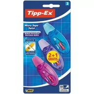 Przybory szkolne - Bic Korektory w taśmie (3 szt.) "Tipp-Ex Micro - Tape Twist" - miniaturka - grafika 1