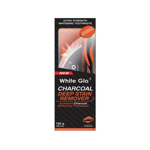Inny White Glo Charcoal Deep Stain  - Pasta wybielająca (czarna) z aktywnym węglem, 100ml Pas000164 - Pasty do zębów - miniaturka - grafika 3