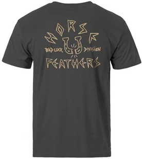 t-shirt HORSEFEATHERS BAD LUCK T-SHIRT Gray - Koszulki męskie - miniaturka - grafika 1