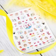 Ozdoby do paznokci - Allepaznokcie Naklejki do paznokci cienkie samoprzylepne wielkanocne Colorf CA-118 - miniaturka - grafika 1