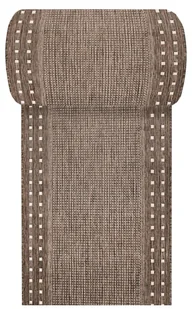 Dwustronny brązowy chodnik na metry 30x12x4 W6-S63 - Wycieraczki - miniaturka - grafika 1