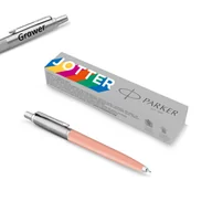 Zestawy piśmiennicze - Długopis Parker Jotter Originals PINK BLUSH z grawerem - miniaturka - grafika 1