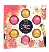 Pozostałe akcesoria do kąpieli i SPA - Chlapu Chlap, Musujące Kule do kąpieli Szampan z Truskawkami, 6  szt. - miniaturka - grafika 1