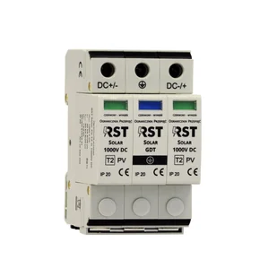Ogranicznik przepięć RST Solar PV T2 G 1000V DC - Inne akcesoria audio-wideo - miniaturka - grafika 1