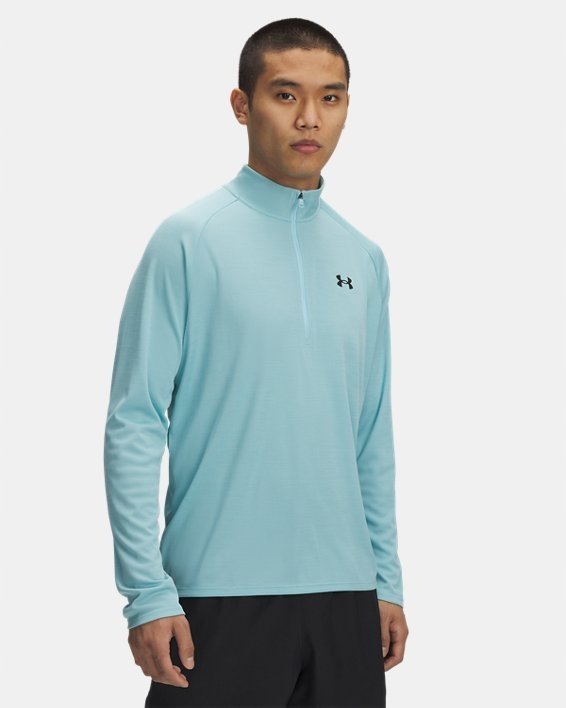 KOSZULKA TRENINGOWA MĘSKA UNDER ARMOUR SZYBKOSCHNĄCA LEKKA UA TECH ZIP S