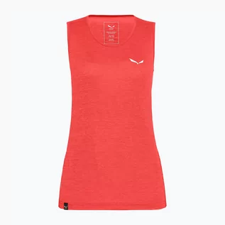 Koszulki sportowe damskie - Salewa Koszulka trekkingowa damska Puez Graphic Dry 6205 różowa 27482 - grafika 1