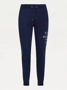 Tommy Hilfiger Spodnie dresowe w kolorze granatowym - Spodnie sportowe męskie - miniaturka - grafika 1