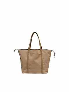 Torebki damskie - ONLY ONLLANA Canvas Acc Shopper, Tannin - grafika 1