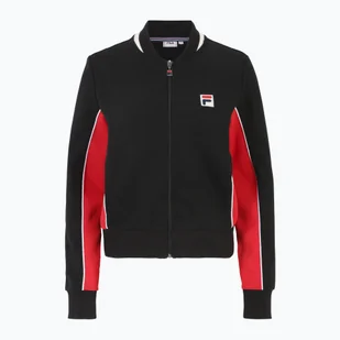 Bluza damska FILA Settanta Track black/true red - Bluzy damskie - miniaturka - grafika 1