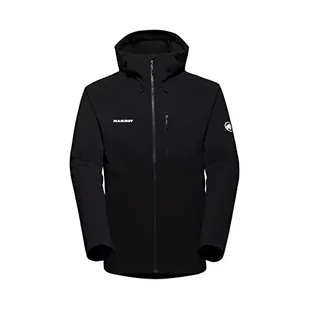 Mammut Męska kurtka softshell 1011 Ultimate Comfort, czarna, regular, czarny, M - Kurtki męskie - miniaturka - grafika 1