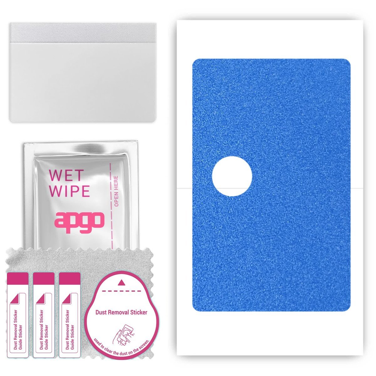 Folia naklejka skórka strukturalna na TYŁ do OnePlus Pad 2 - Niebieski Pastel Matowy - apgo SKINS