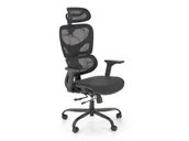 Fotele i krzesła biurowe - Fotel biurowy GOTARD czarny - miniaturka - grafika 1