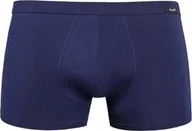 Majtki męskie - Teyli Bokserki męskie bawełniane Levi niebieskie M Niebieski - miniaturka - grafika 1