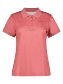 Koszulki sportowe damskie - Icepeak Funkcyjna koszulka polo w kolorze koralowym - miniaturka - grafika 1