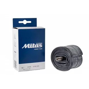 Dętka rowerowa Mitas DV35 16x1,75-2,45 47/62-305 - Dętki rowerowe - miniaturka - grafika 1