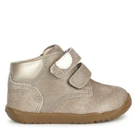 Buty dla dziewczynek - Trzewiki Geox B Macchia Girl B164PC 07722 C9006 Szary - miniaturka - grafika 1