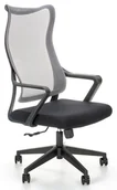 Fotele i krzesła biurowe - Fotel biurowy LORETO obrotowy popiel-czarny - miniaturka - grafika 1
