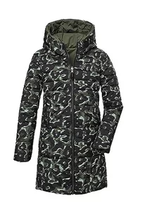 Killtec Dziewczęcy Kow 143 Grls Prk płaszcz pikowany/parka z kapturem - Płaszcze damskie - miniaturka - grafika 1