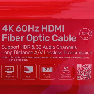 UNITEK KABEL OPTYCZNY HDMI 2.0 AOC 4K 60HZ 15M - Kable - miniaturka - grafika 4