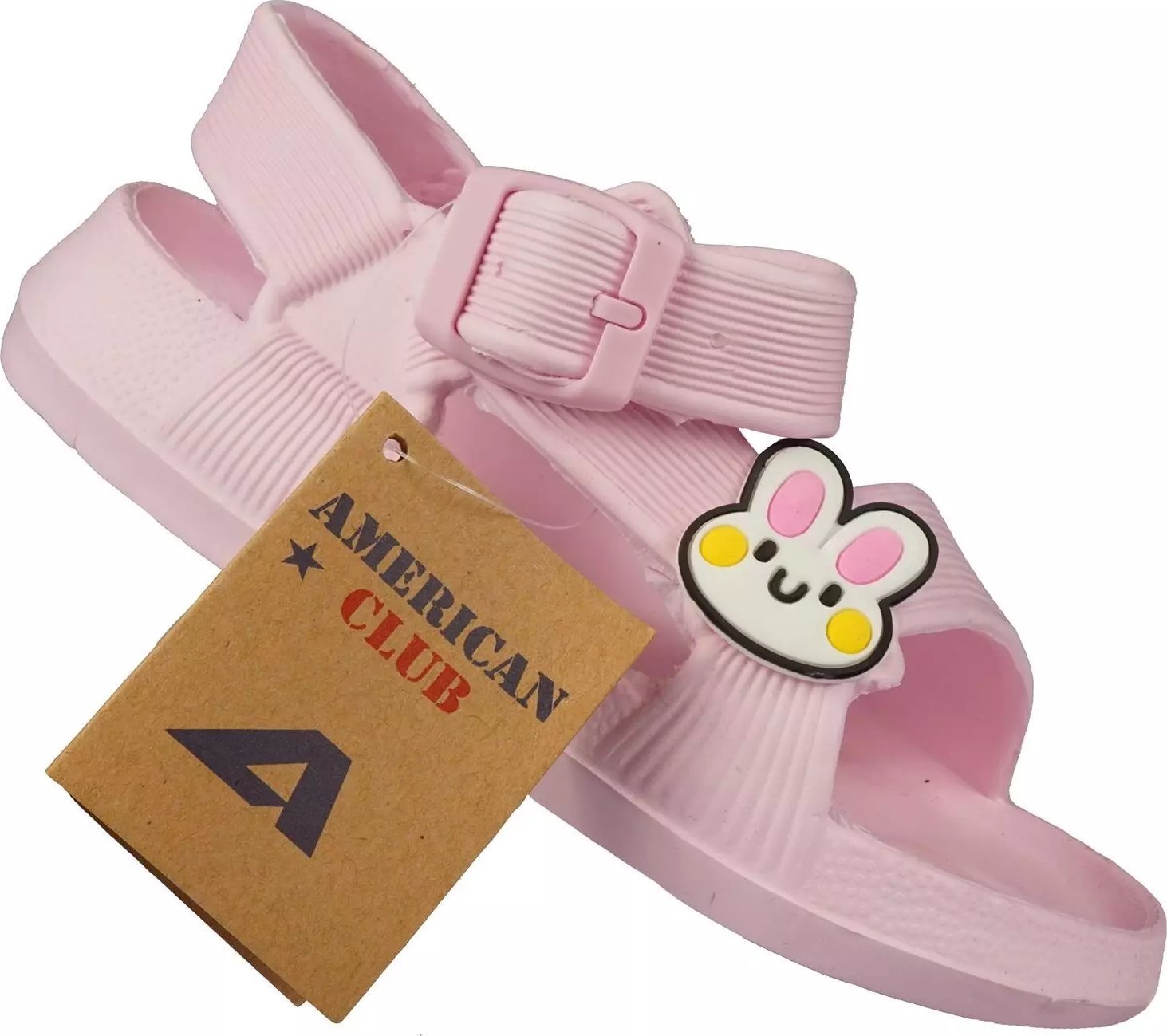 American Club Dziecięce sandały piankowe American Club NH-146/24 różowe 28