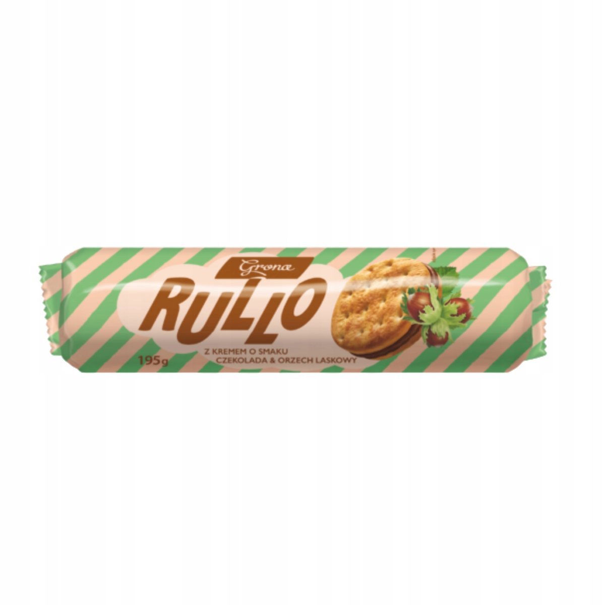 Rullo Markizy Z Kremem O Smaku Czekoladowo-Orzechowym Do Chrupania 195G