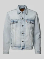 Kurtki męskie - Kurtka jeansowa z kieszeniami z patką na piersi model ‘THE TRUCKER JACKET’ - miniaturka - grafika 1