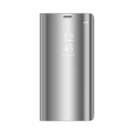 Etui i futerały do telefonów - Samsung Pokrowiec Smart Clear View do S7 Edge G935 srebrny - miniaturka - grafika 1
