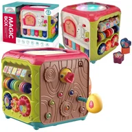 Zabawki interaktywne dla dzieci - Kostka Edukacyjna Interaktywna Sensoryczna Multikostka Dla Dzieci Dźwięki - miniaturka - grafika 1