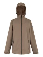 Kurtki i kamizelki sportowe damskie - Regatta Kurtka funkcyjna 3w1 "Coriver" w kolorze czarno-beżowym - miniaturka - grafika 1