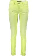 Spodnie damskie - SPODNIE DAMSKIE JUST CAVALLI ŻÓŁTE - miniaturka - grafika 1