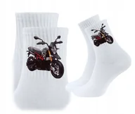 Skarpetki męskie - 3x Skarpetki Prezent Skarpety motor motocyklista dla kierowcy APRILIA - miniaturka - grafika 1