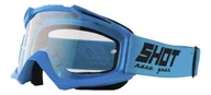 Gogle i okulary motocyklowe - Gogle Shot Racing Assault kolor niebieski szybka przeźroczysta - miniaturka - grafika 1