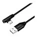 LogiLink USB-C 0.3m kątowy czarny CU0137 - Kable USB - miniaturka - grafika 2