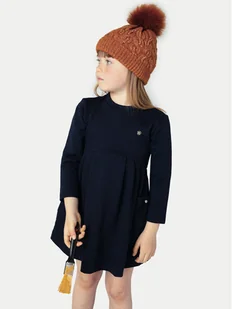 Mayoral Sukienka codzienna 4921 Granatowy Relaxed Fit - Sukienki i spódniczki dla dziewczynek - miniaturka - grafika 1