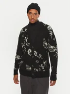 Swetry męskie - BALR. Kardigan B1276.1002.102 Czarny Box Fit - miniaturka - grafika 1