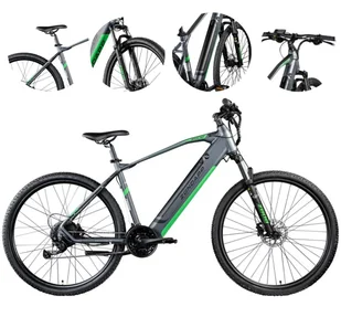 Elektryczny Rower Górski 29 ALU MTB 5 Trybów Wspomaganie Góral Damski Męski - Rowery elektryczne - miniaturka - grafika 1