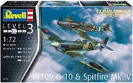 Modele do sklejania - Revell Zestaw do sklejania BF109G-10 &amp; Spitfire MK.V - miniaturka - grafika 1