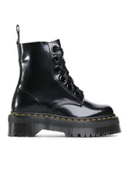 Glany damskie - Dr. Martens Glany Molly 24861001 Czarny - miniaturka - grafika 1