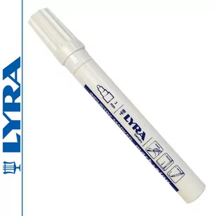 10x Marker permanentny INDUSTRY - biały LYRA - Markery permanentne - miniaturka - grafika 1