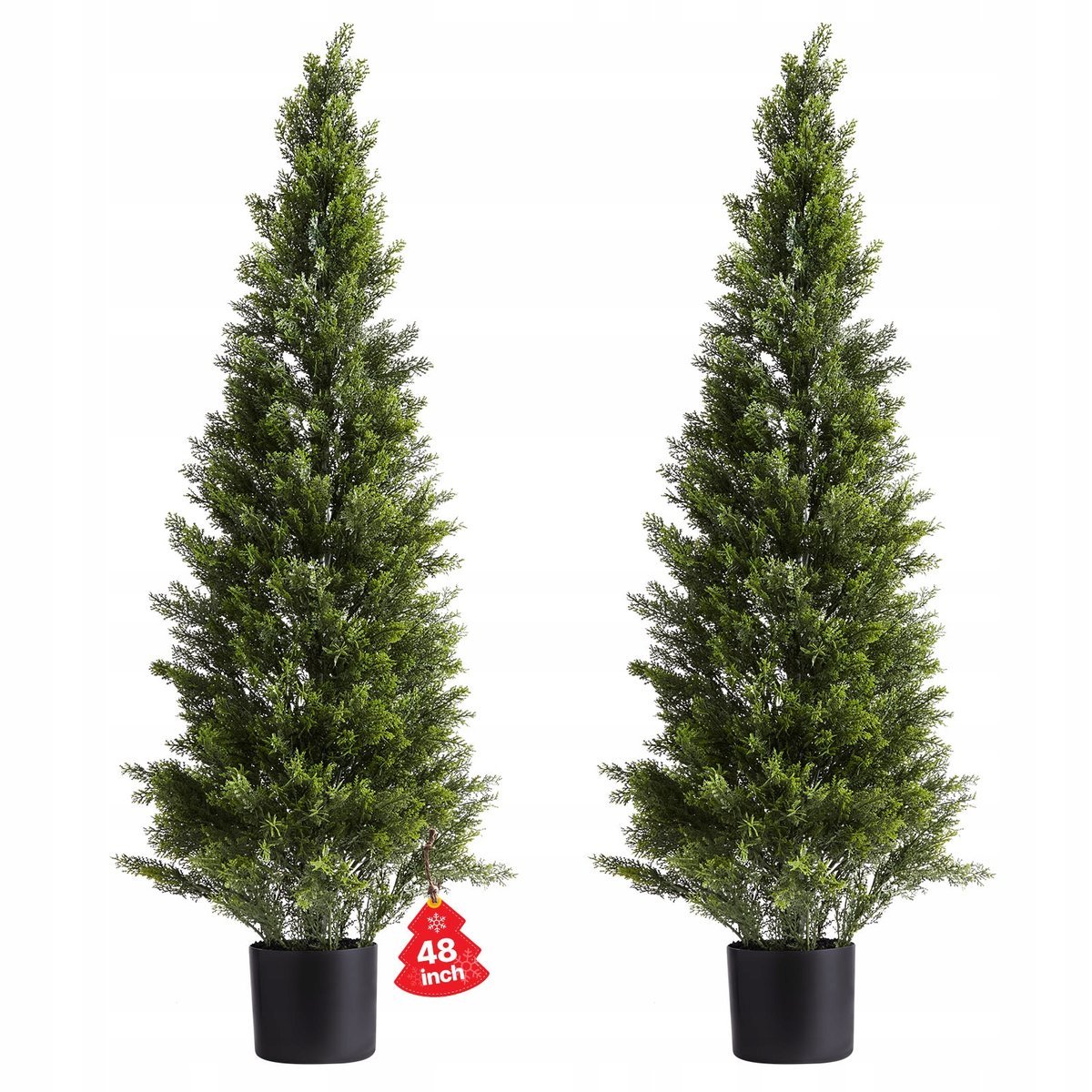 VEVOR SZTUCZNE DRZEWA CEDROWE TOPIARY 2 SZT 1219 MM